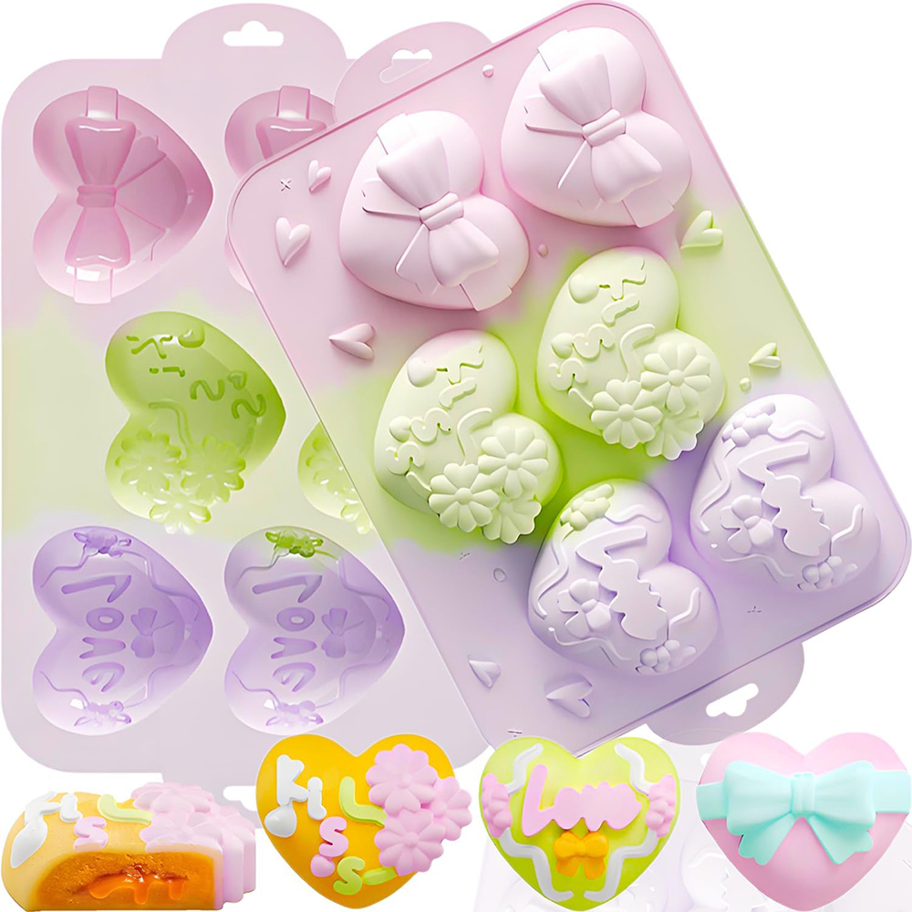 ハート型シリコンモールド チョコレート バレンタインデー ベ - Gummy Candy のレビューと価格