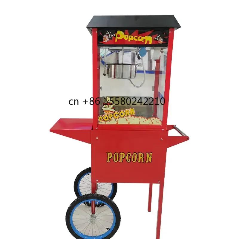 2026年最新自動縦型ポップコーンマシン（カート付き）新鮮な - Popcorn のレビューと価格